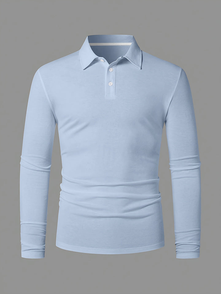 Duncan | Men's Long Sleeve Polo Shirt
