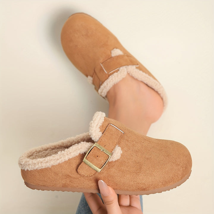 Lottie | Cozy Buckle Mules