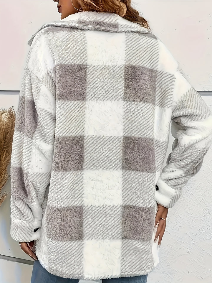 Nora | Cozy Plaid Shacket