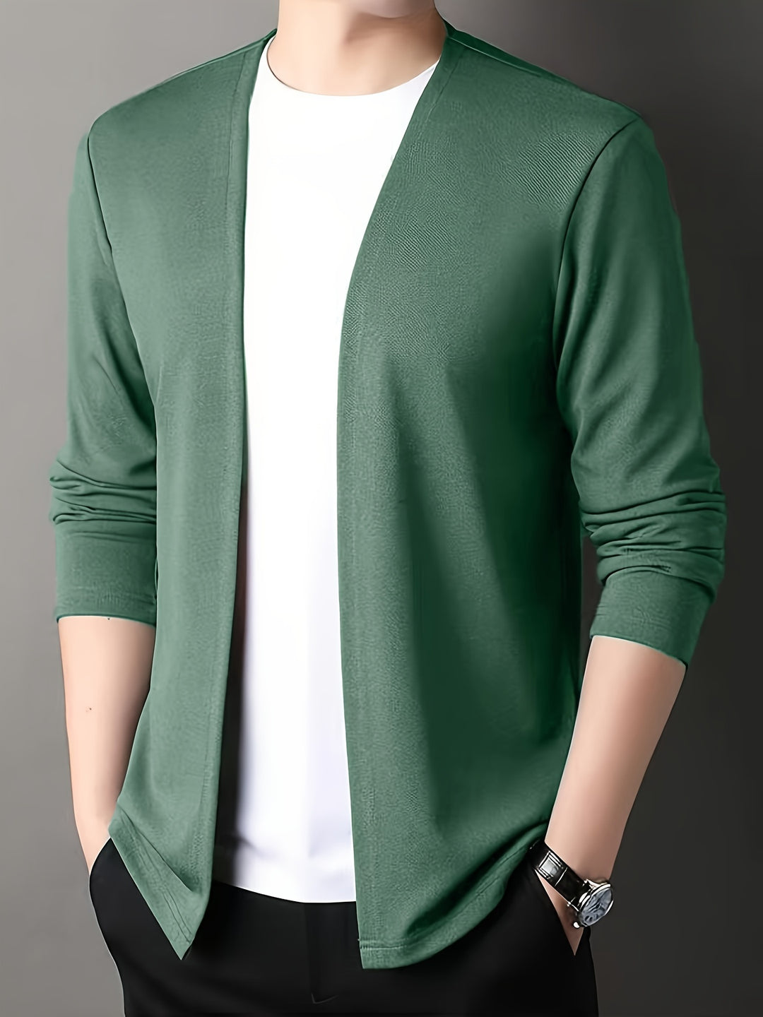 Malcolm | Open-Front Lightweight Cardigan