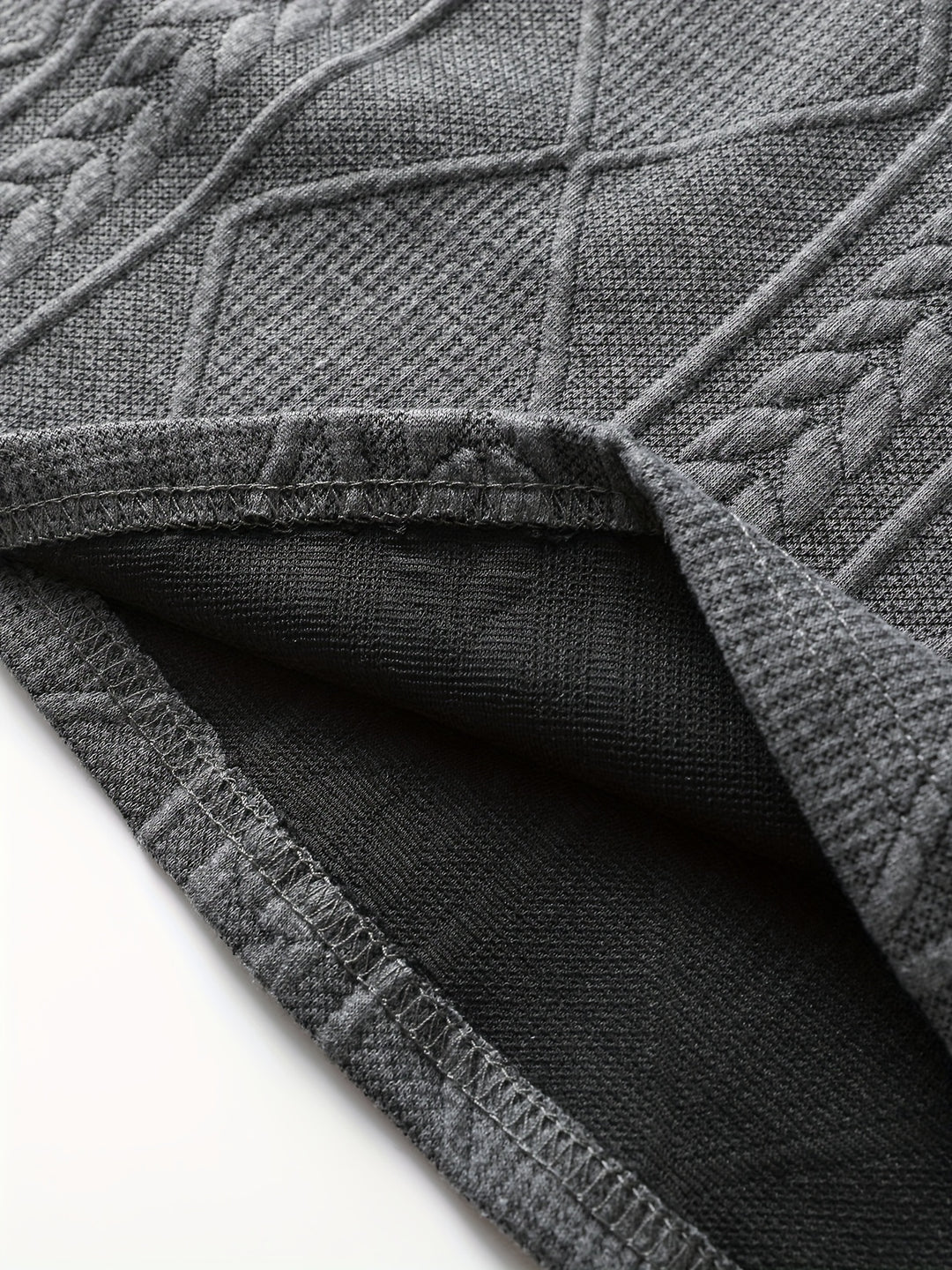 Harlan | Textured Crewneck Top
