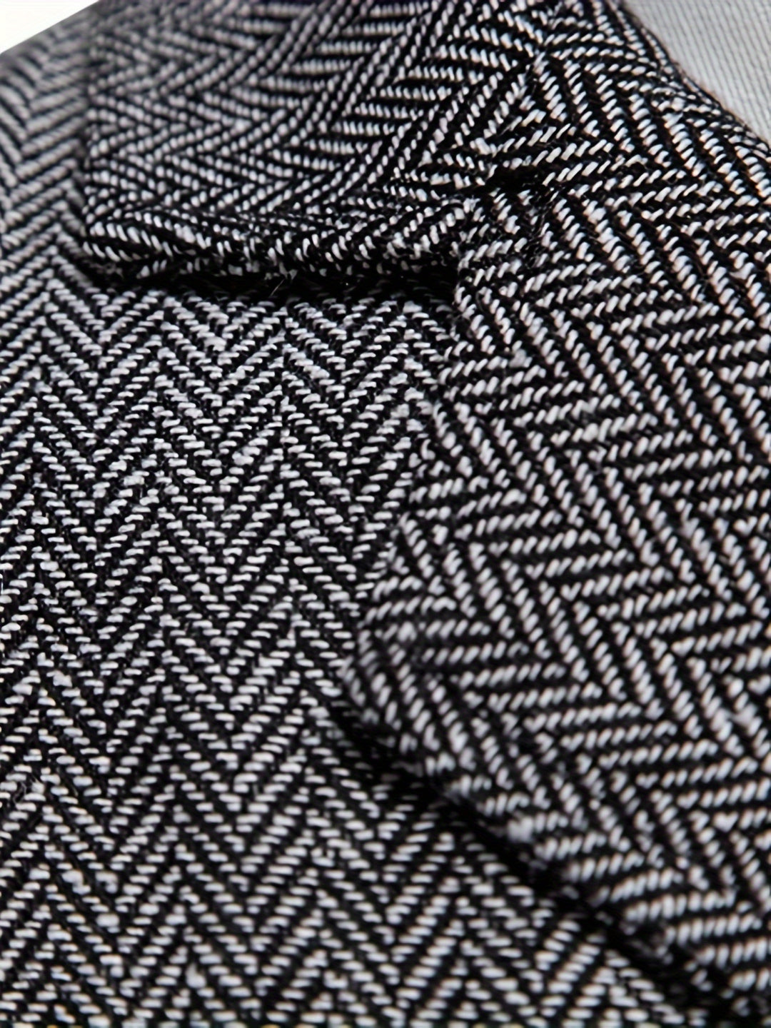 Edmund | Herringbone Single-Breasted Vest