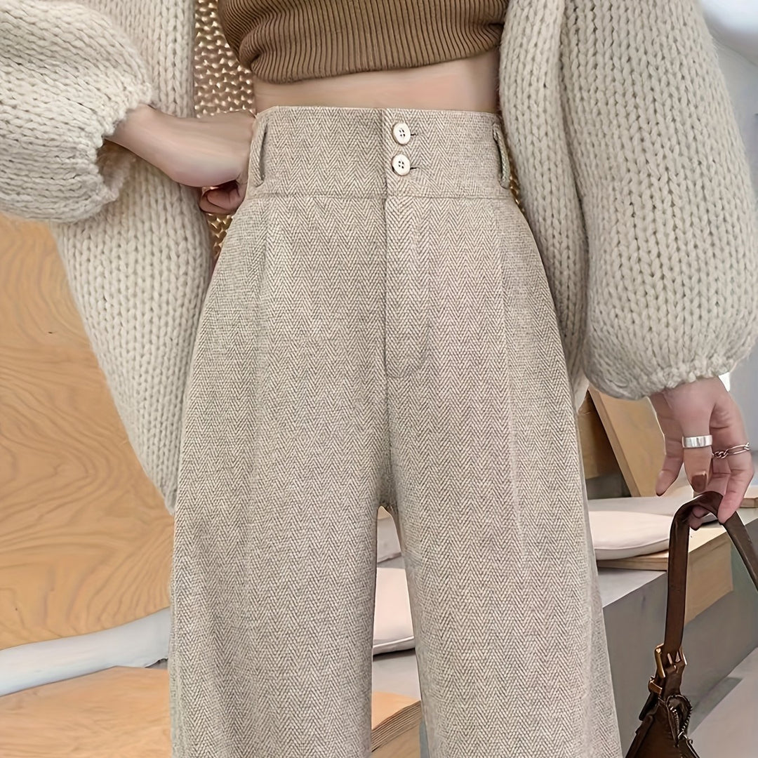 Rosanna | High-Waisted Wide-Leg Trousers