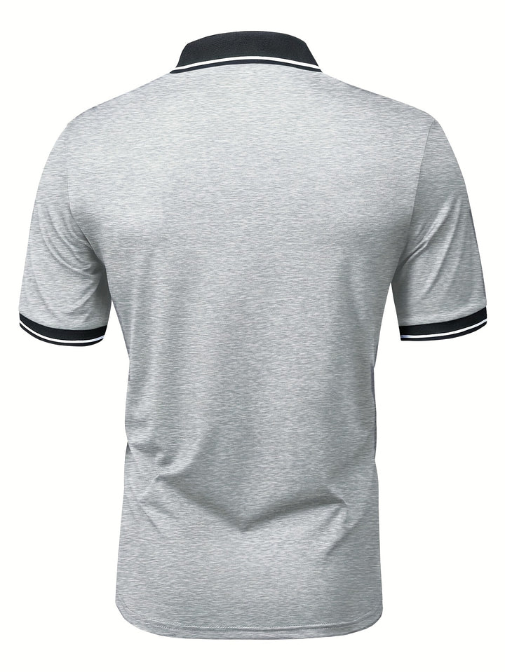 Larkin | Men's Knit Turn-Collar Polo