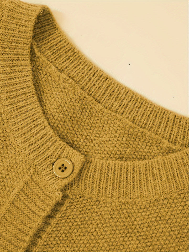 Katherine | Relaxed Button-Front Cardigan