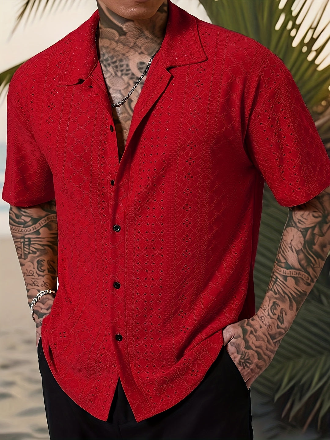 Hayes | Men's Solid Color Button-Up Shirt