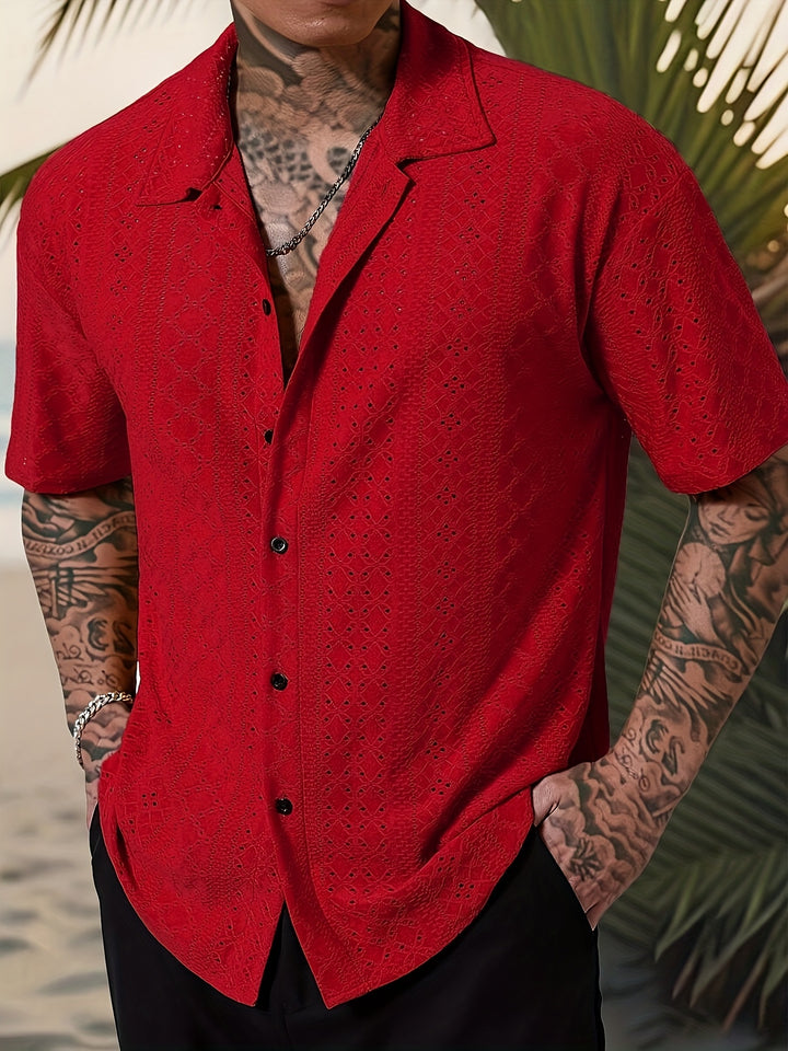 Hayes | Men's Solid Color Button-Up Shirt