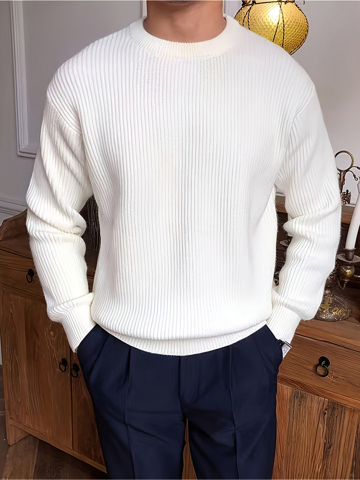 Rupert | Ribbed Crew Neck Sweater