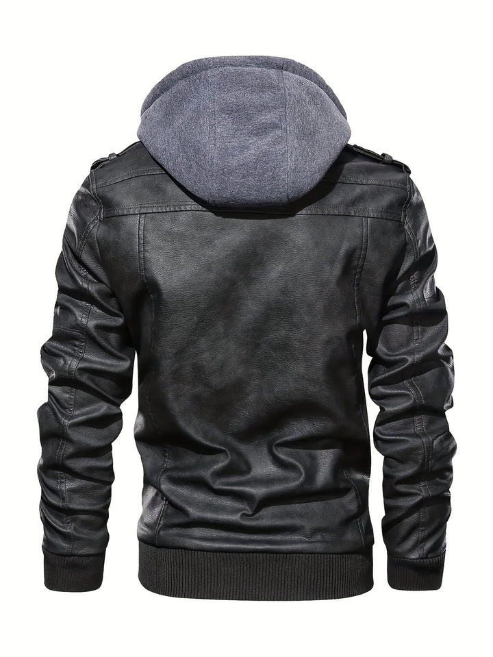 Beckett | Hooded Moto Jacket