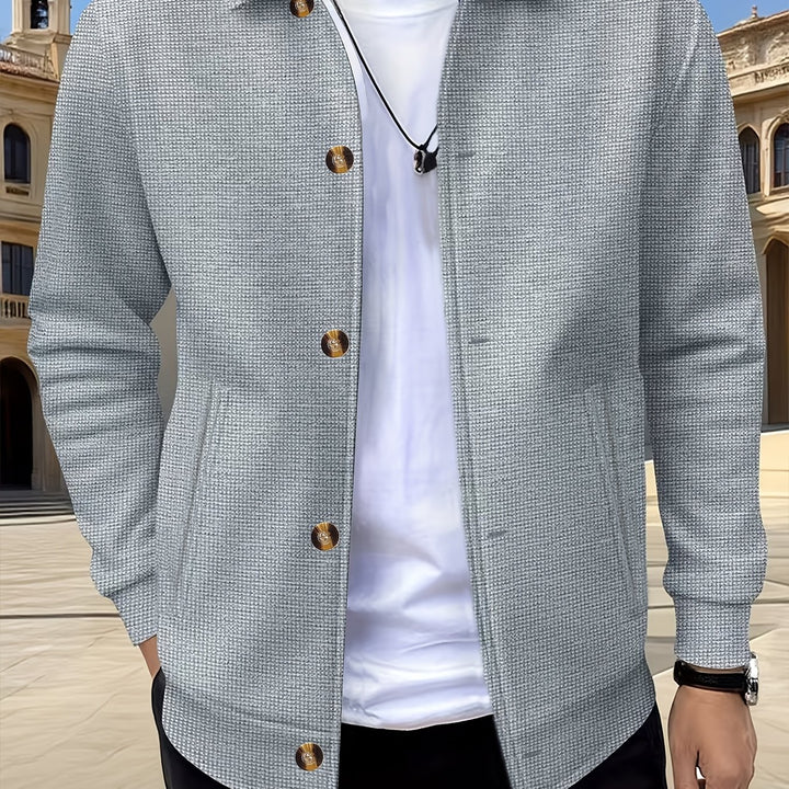 Sterling | Textured Button-Up Jacket