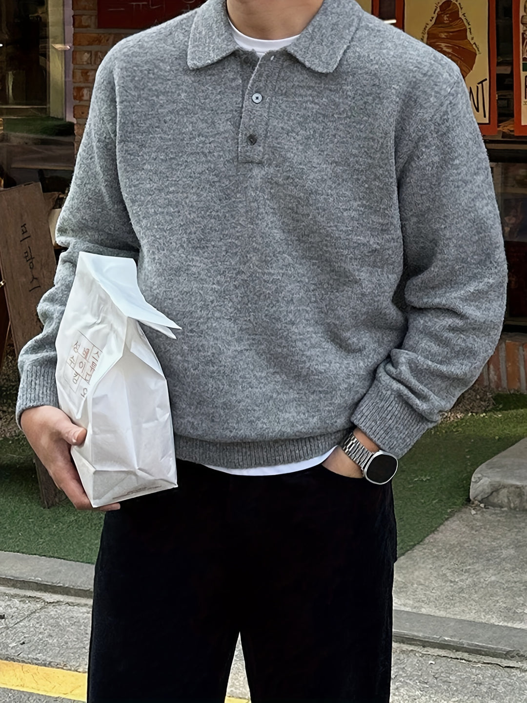 Sullivan | Refined Polo-Collar Sweater
