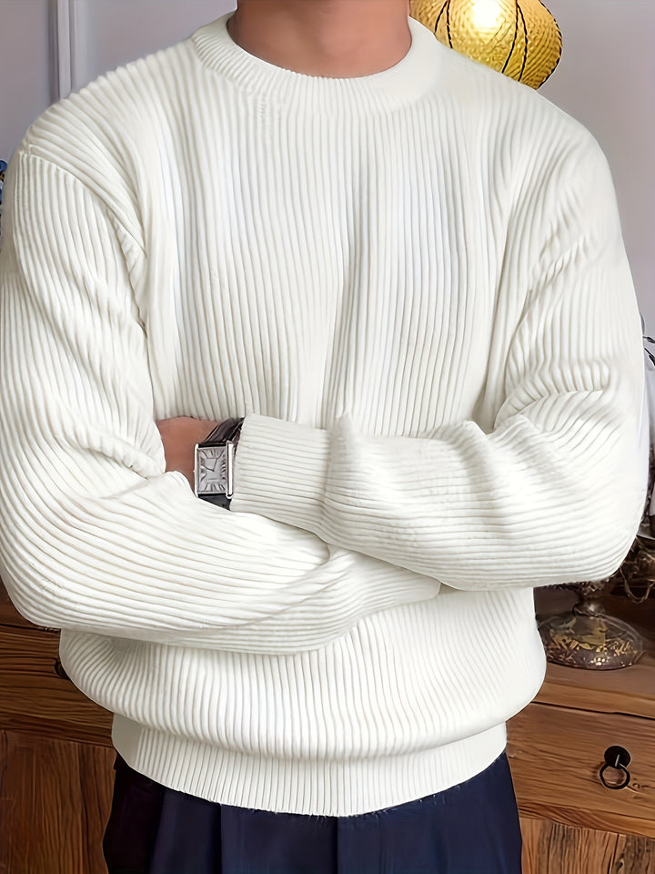 Rupert | Ribbed Crew Neck Sweater