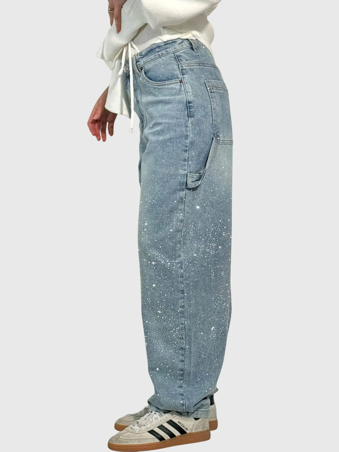 Camryn | Sparkle Wide-Leg Pants