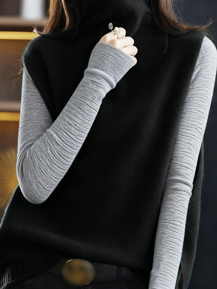 Eleanor | High-Neck Sleeveless Vest