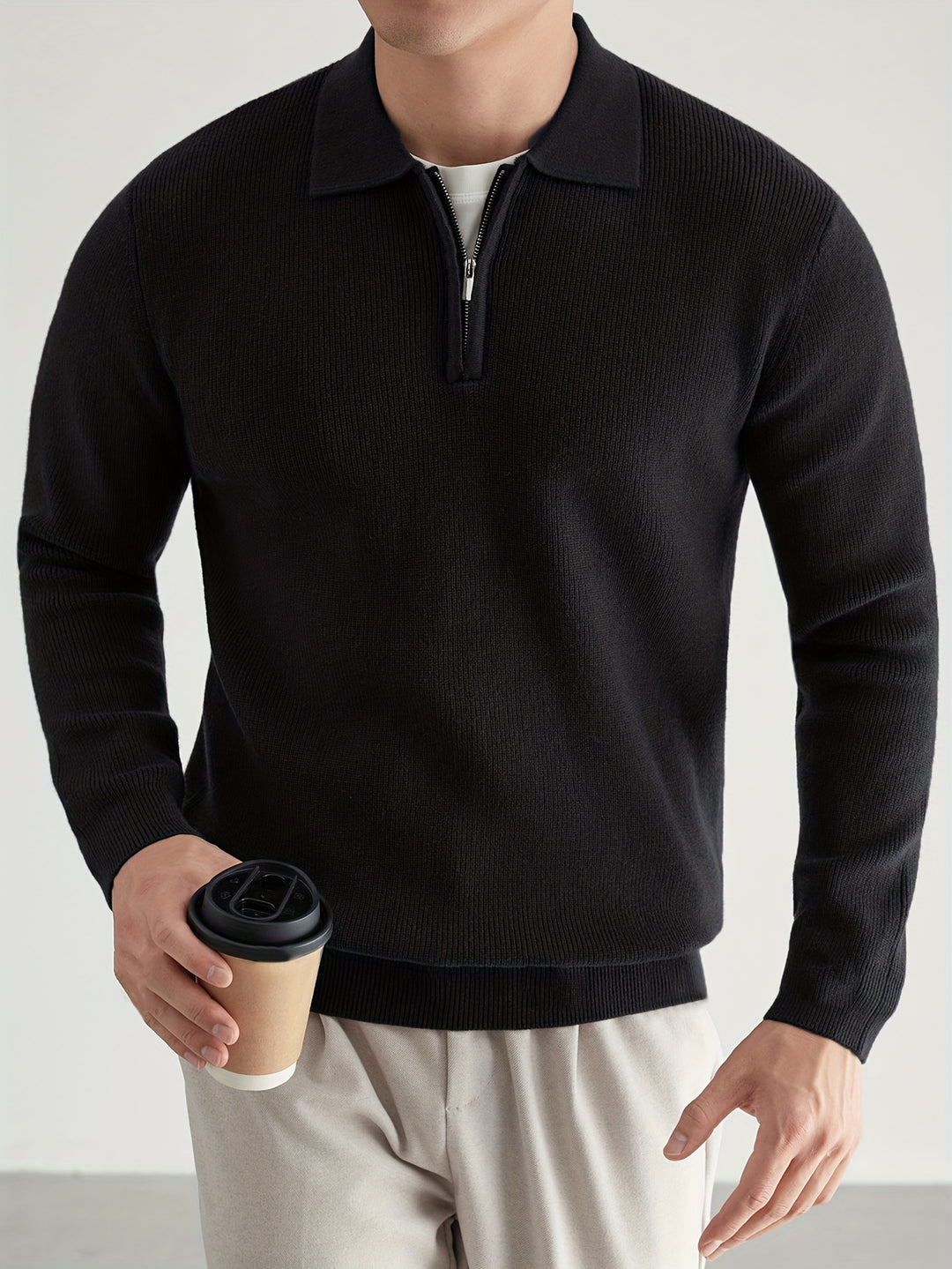 Rhys | Refined Half-Zip Sweater