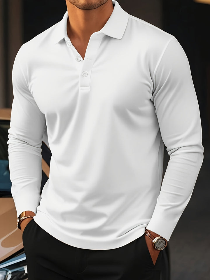 Duncan | Men's Long Sleeve Polo Shirt