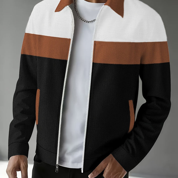 Grant | Color-Block Zip Jacket