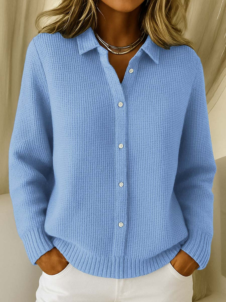 Vanessa | Waffle-Textured Button Shirt
