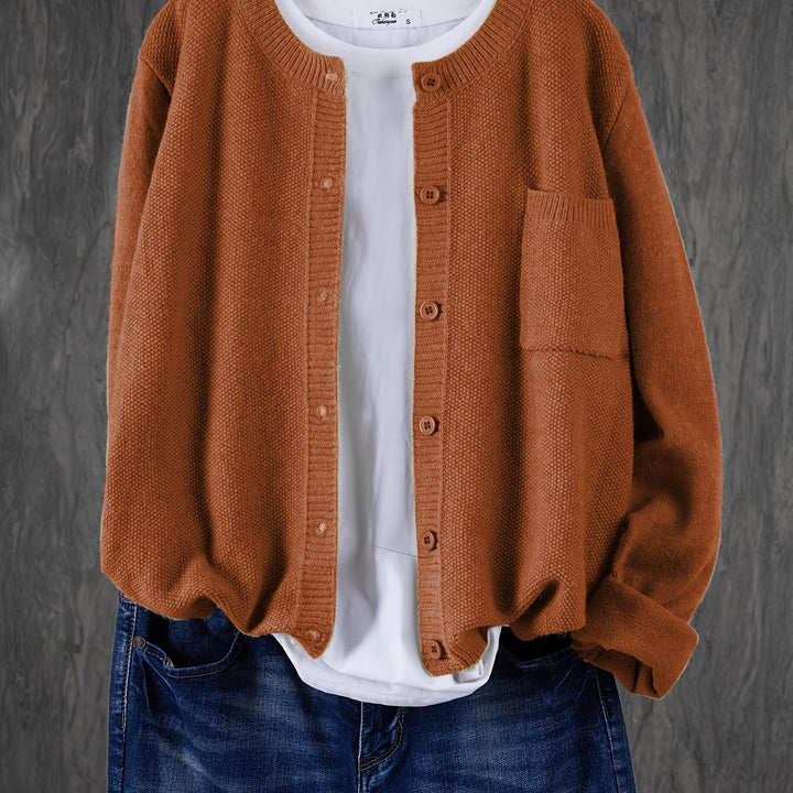 Katherine | Relaxed Button-Front Cardigan
