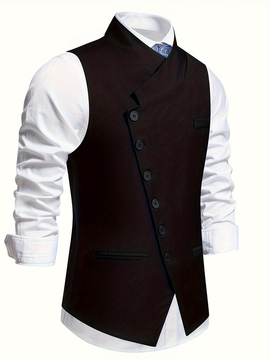 Chandler | Tailored Slant-Button Vest