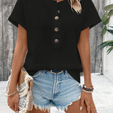 Delaney | Relaxed Button-Up Top