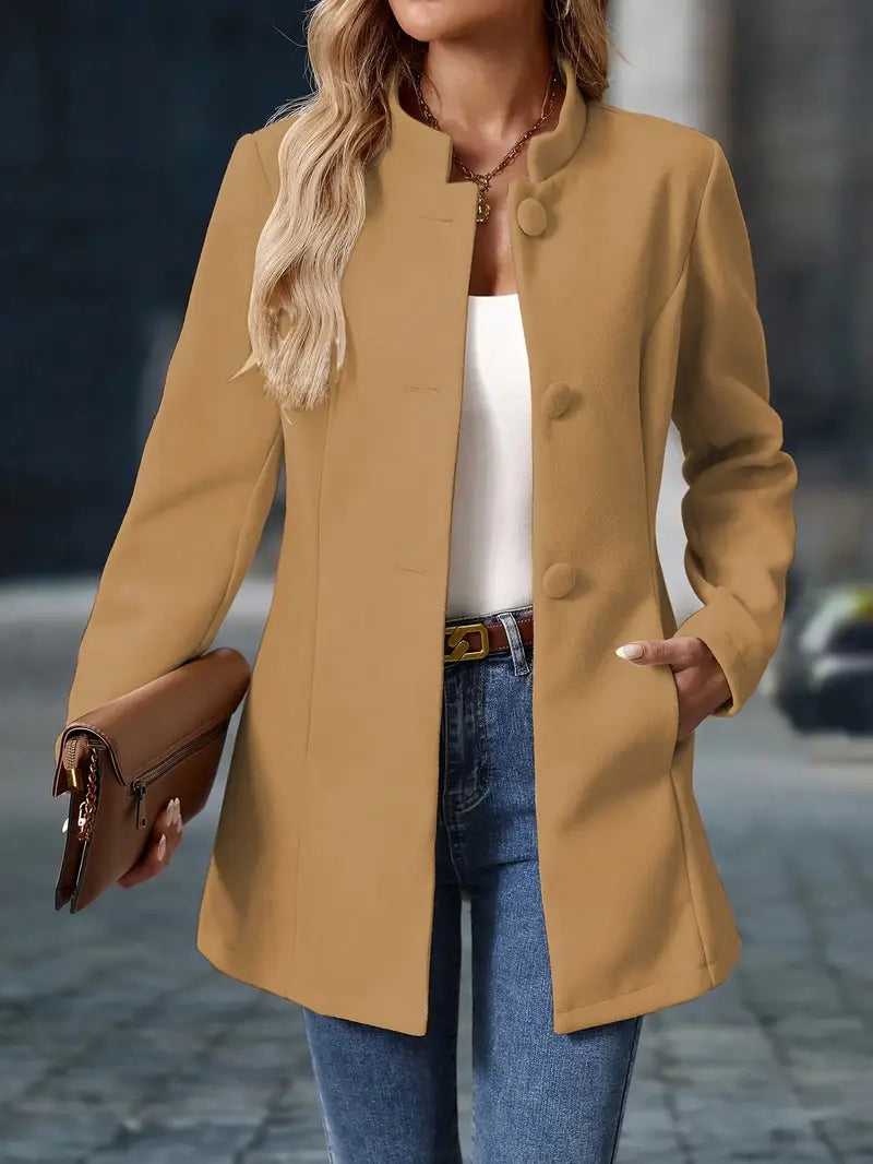 Philippa | Elegant Button-Front Coat