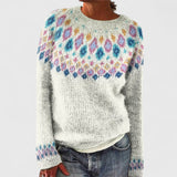 Birgitta | Patterned Nordic Knit Sweater