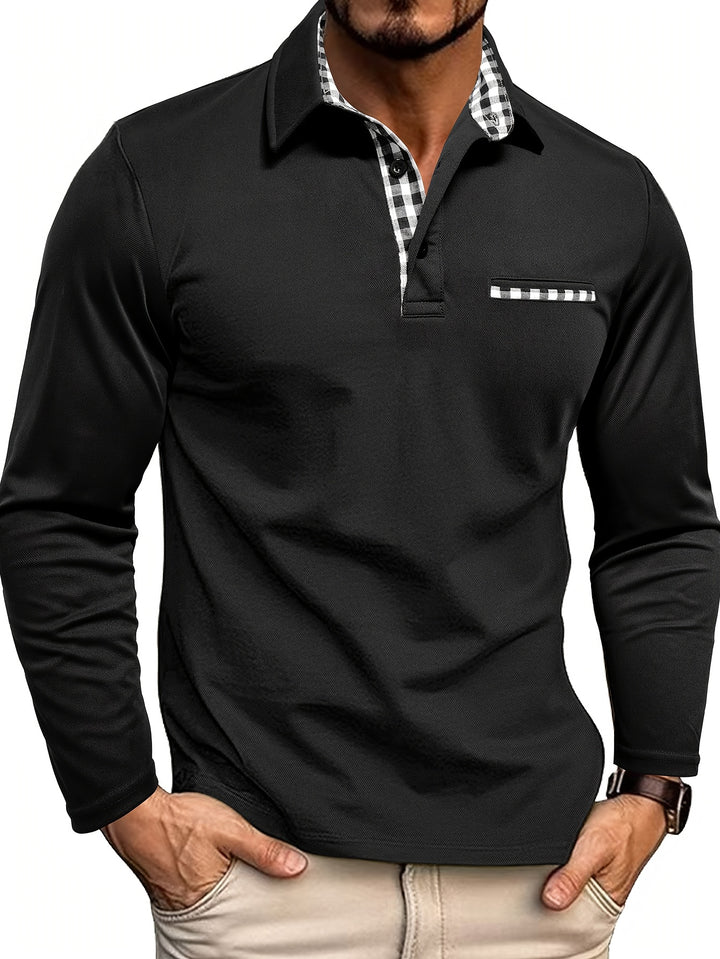 Colton | Refined Long-Sleeve Polo Shirt