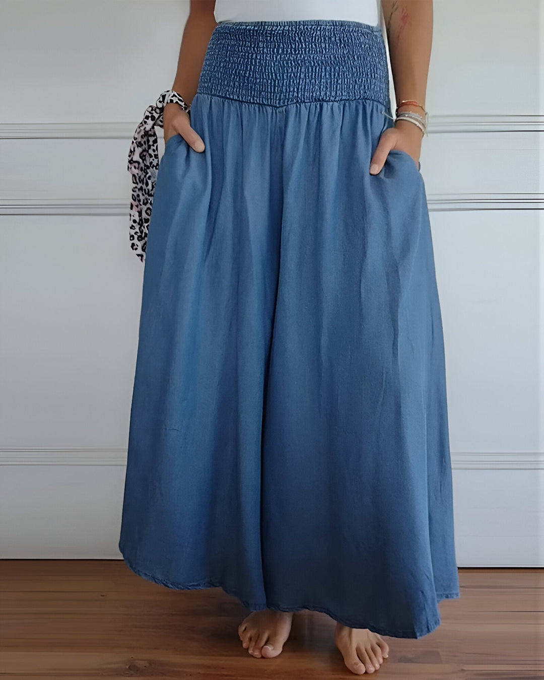Maribel | Wide-Leg Elastic Waist Pants
