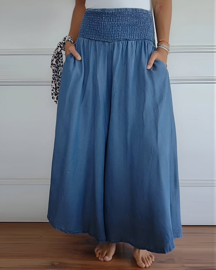 Maribel | Wide-Leg Elastic Waist Pants