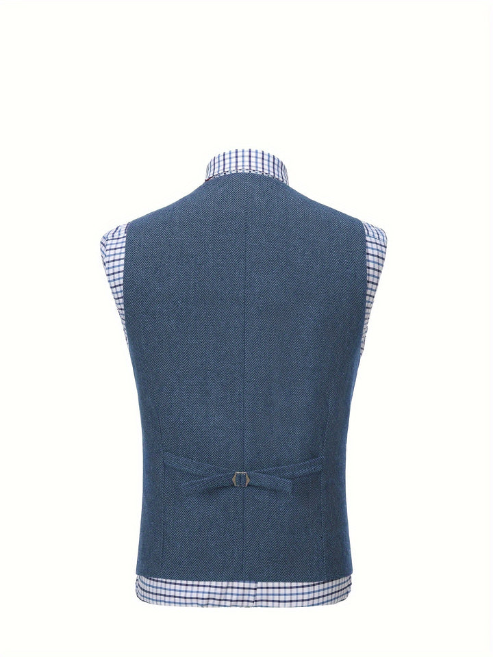Barnaby | Heritage Herringbone Vest