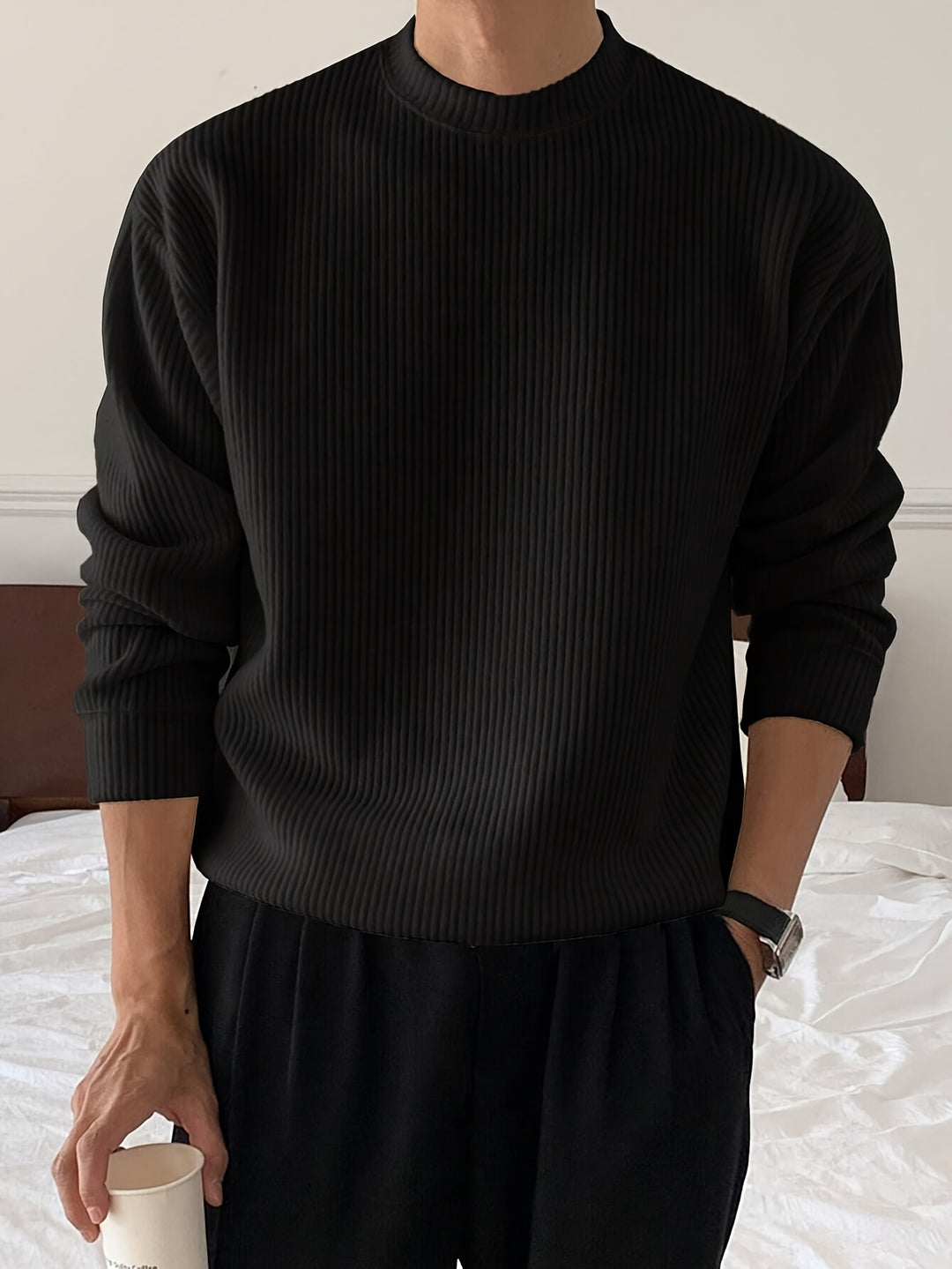 Rupert | Ribbed Crew Neck Sweater