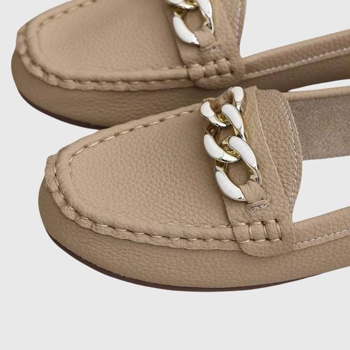 Charlene | Chain-Detail Comfort Loafers