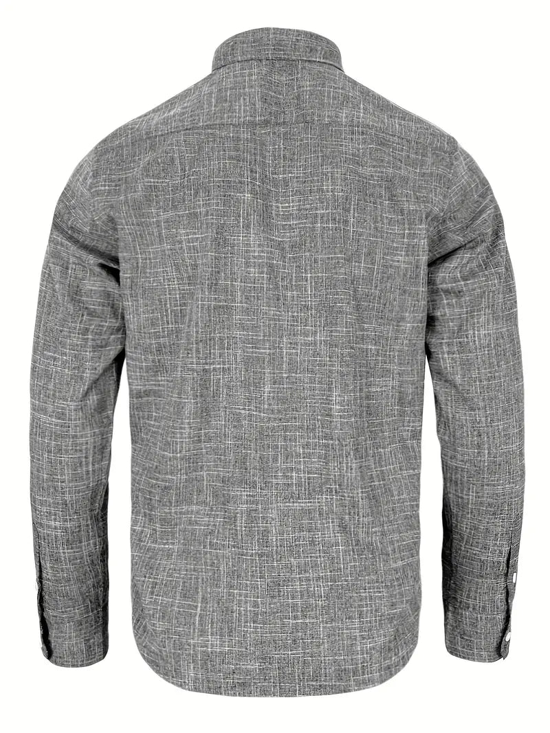 Rowland | Refined Contrast-Trim Button-Up Shirt