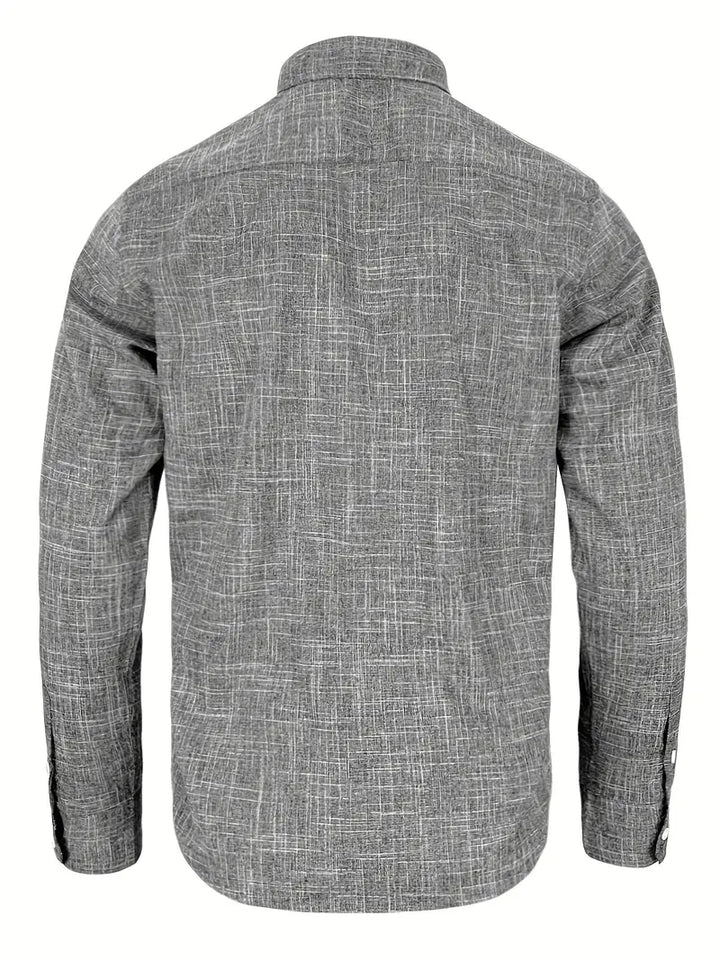Rowland | Refined Contrast-Trim Button-Up Shirt