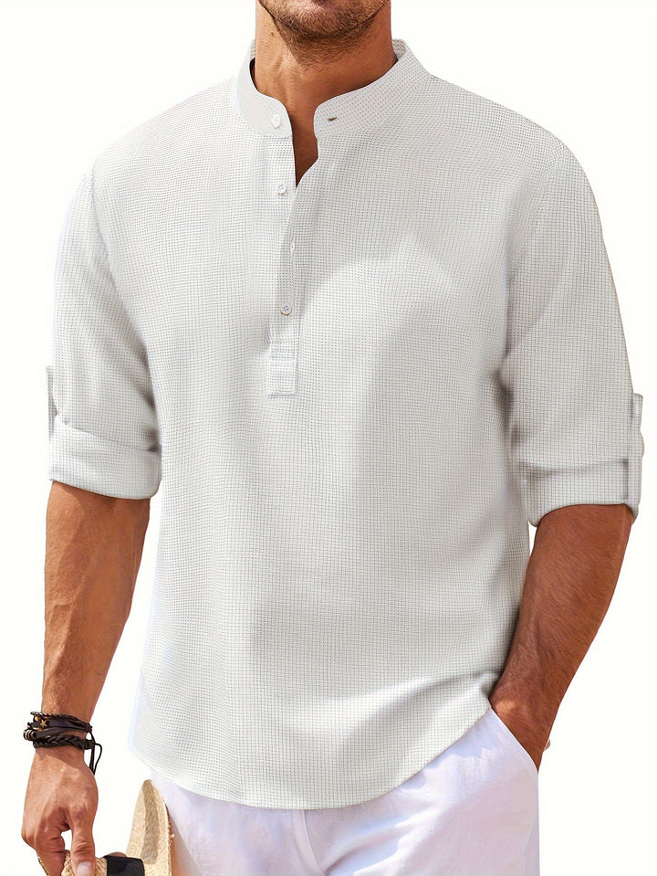 Winslow | Men's Stand-Collar Long Sleeve Shirt
