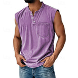Carson | Classic Button Pocket Tank Top