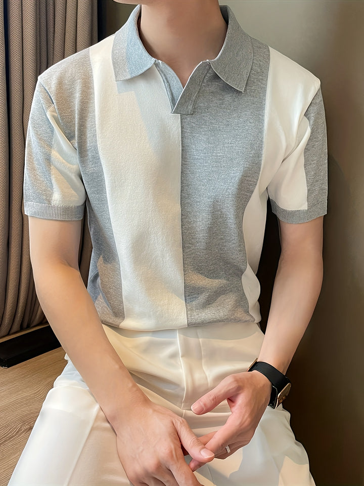 Brant | Men's Colour Block Striped Short Sleeve Shirt
