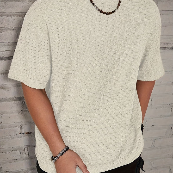 Drew | Men's Casual Crew Neck T-Shirt
