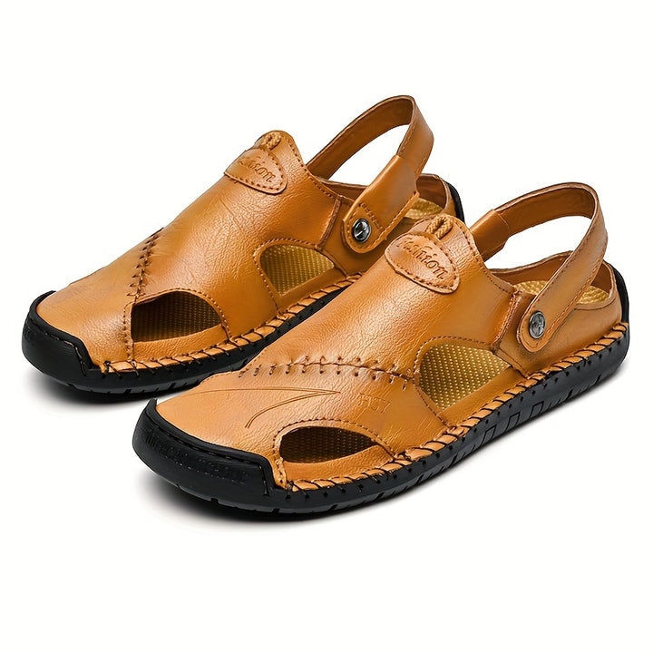 Ferran | Men's Hand-Stitched Closed-Toe Sandal