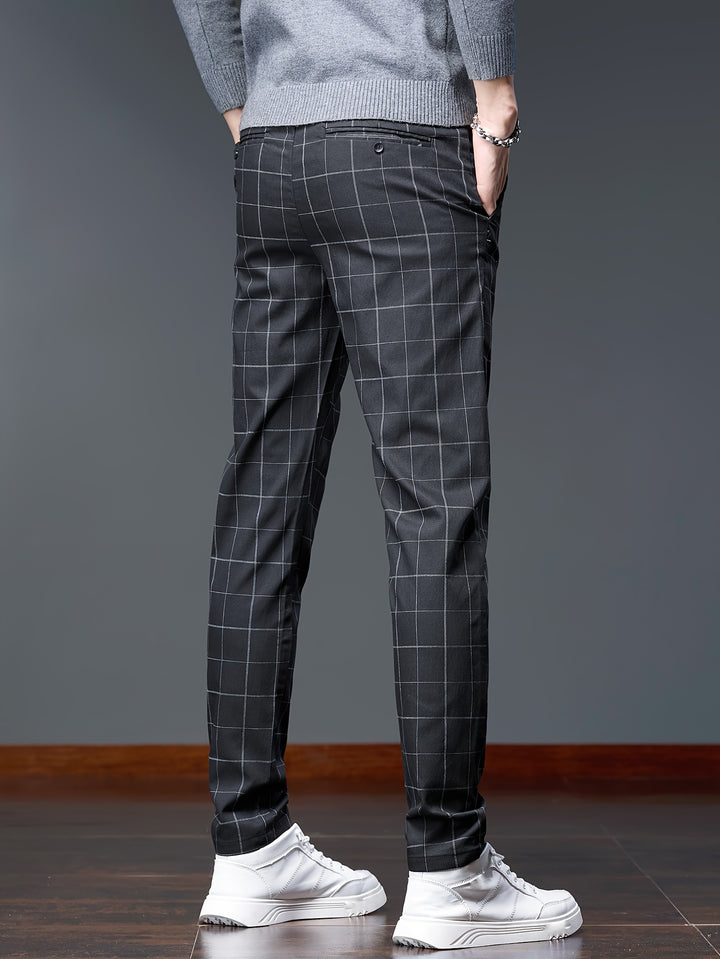 Hugh | Refined Checkered Trousers