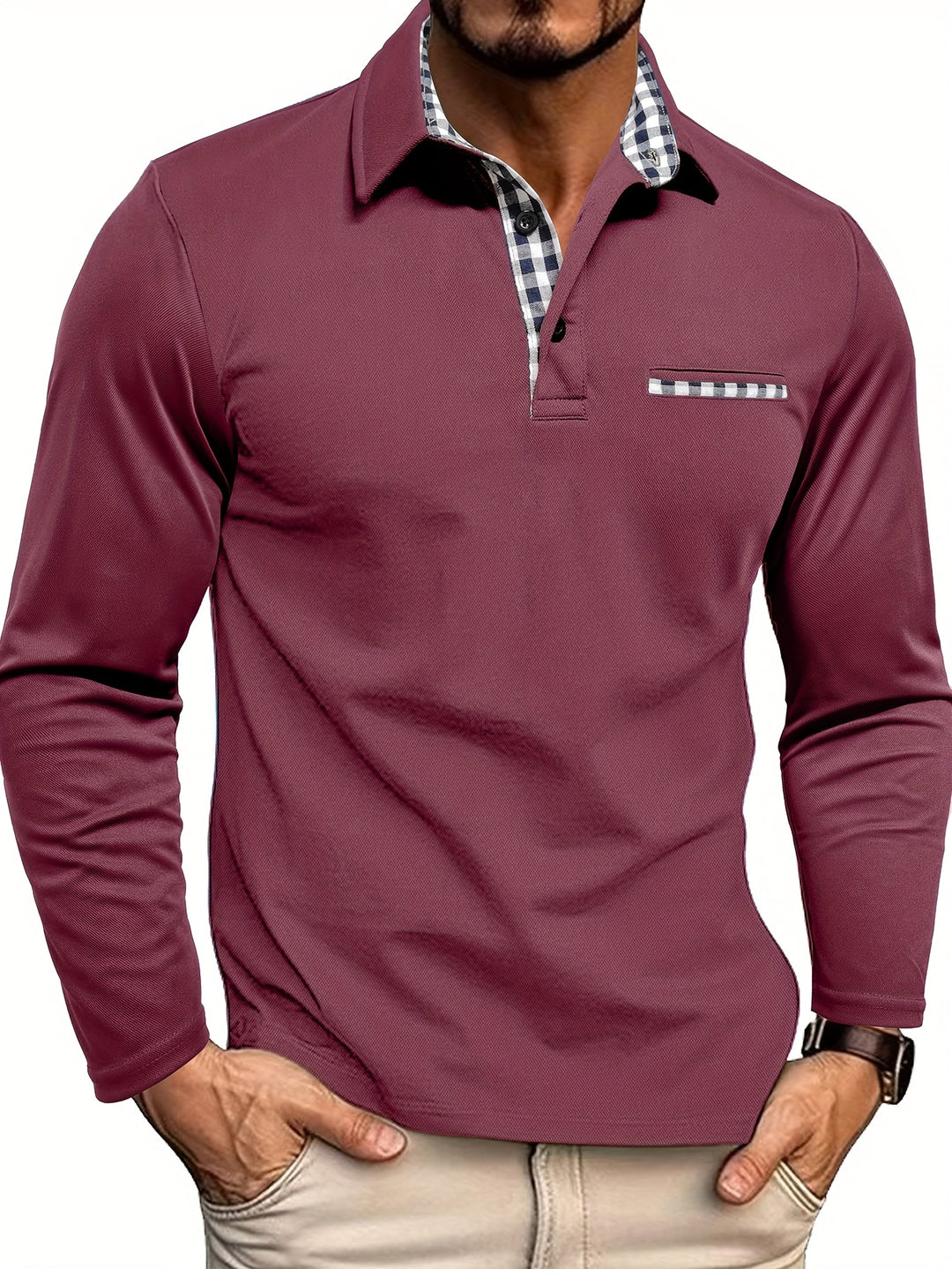 Colton | Refined Long-Sleeve Polo Shirt