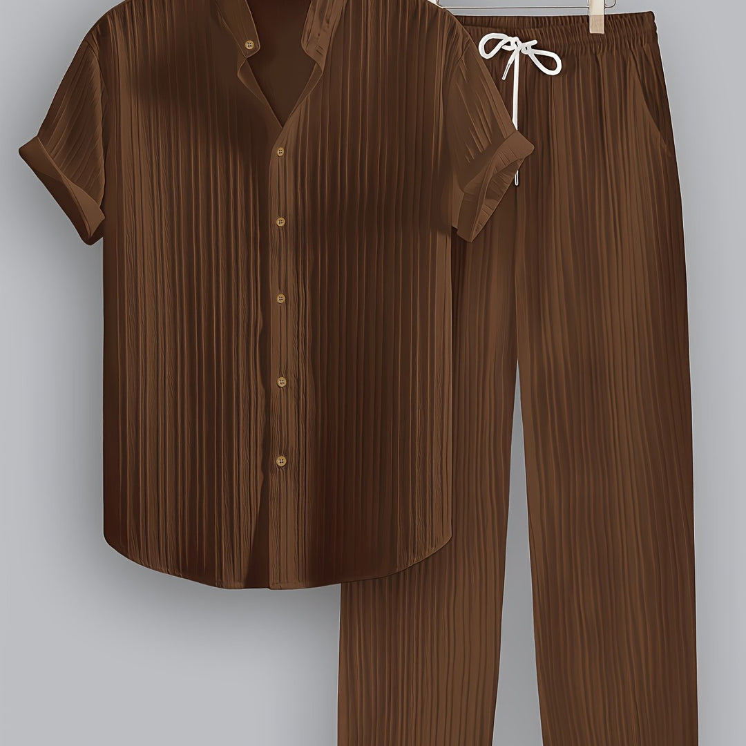 Adrian | Relaxed Textured Two-Piece Set