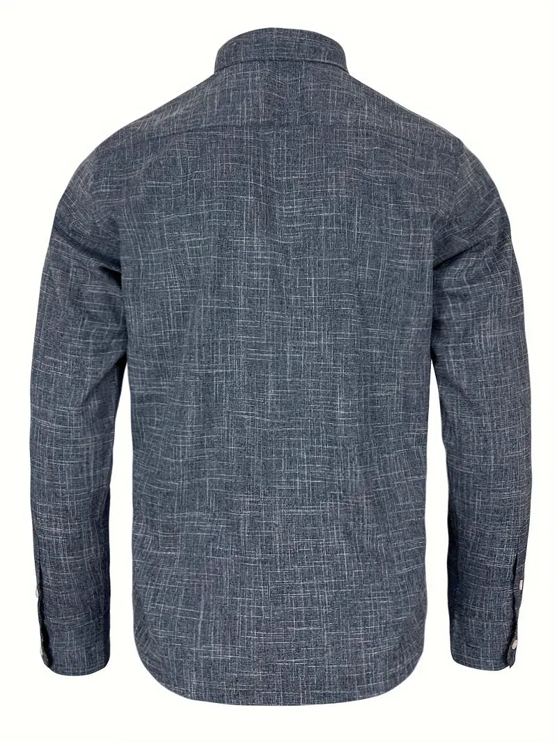 Rowland | Refined Contrast-Trim Button-Up Shirt