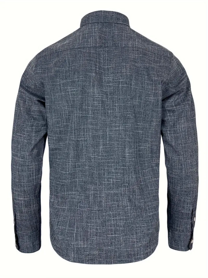 Rowland | Refined Contrast-Trim Button-Up Shirt