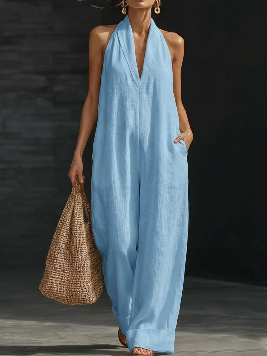 Solene | Relaxed Wide-Leg Jumpsuit