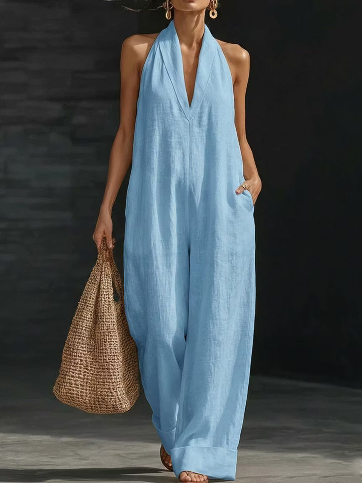 Solene | Relaxed Wide-Leg Jumpsuit