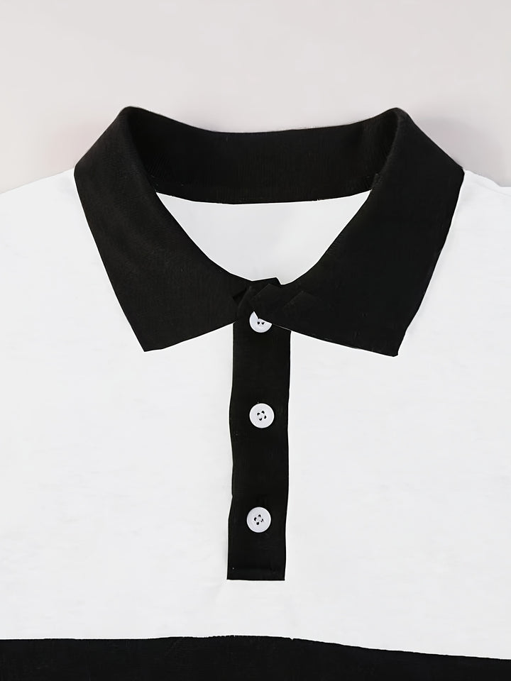 Miles | Colour-Block Rugby Shirt