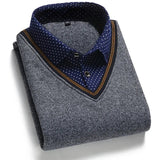 Vincent | Layered Mock-Collar Sweater