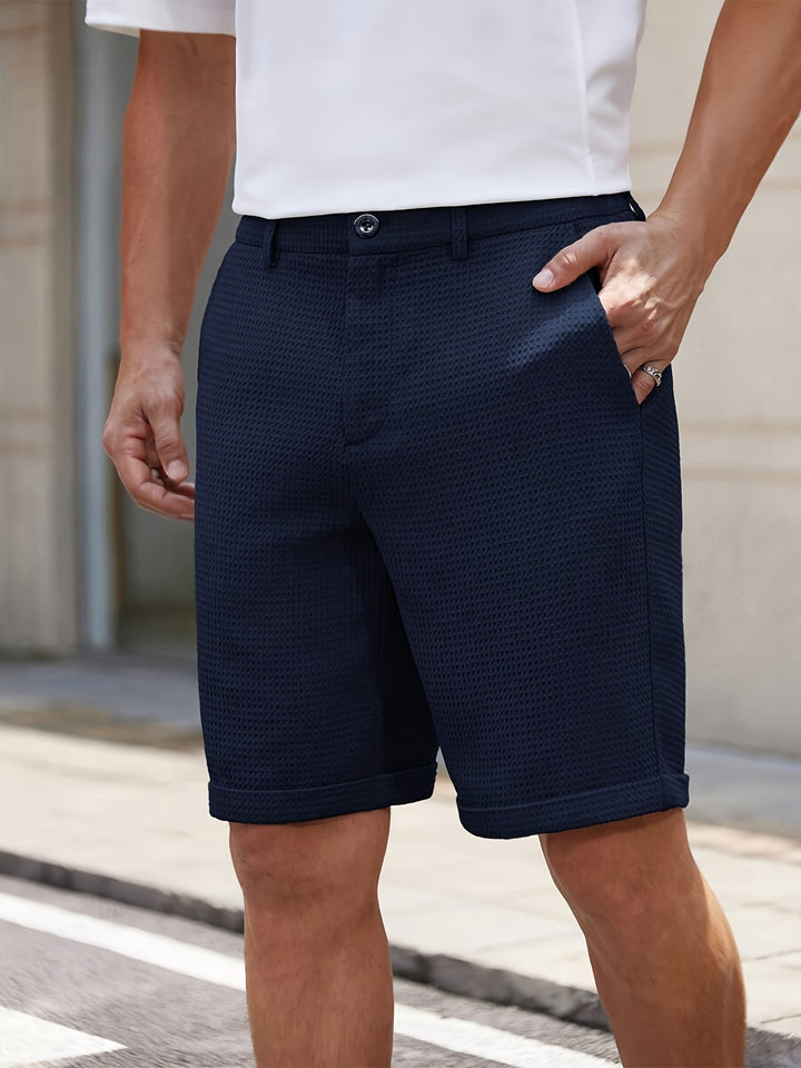 Camden | Textured Tailored Shorts